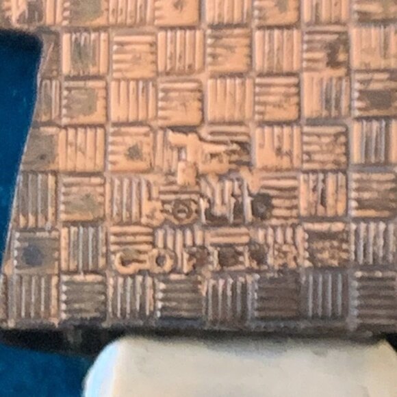 Vintage Kachina letter opener solid copper and silver tone Collector item - Picture 5 of 5